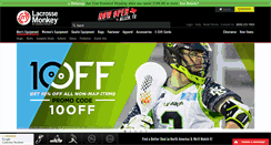 Desktop Screenshot of lacrossemonkey.com